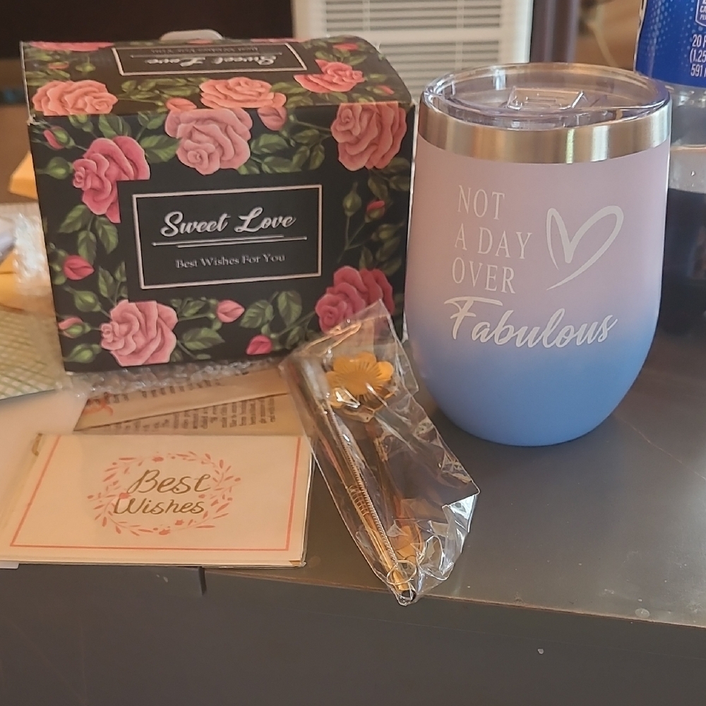 Sweet Love Gradient Tumbler with Fun Design